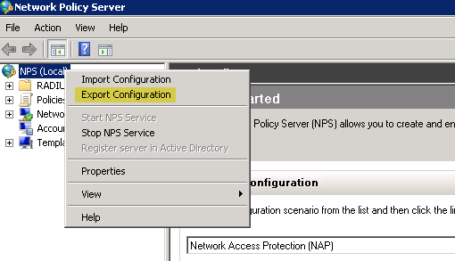 Backup NPS